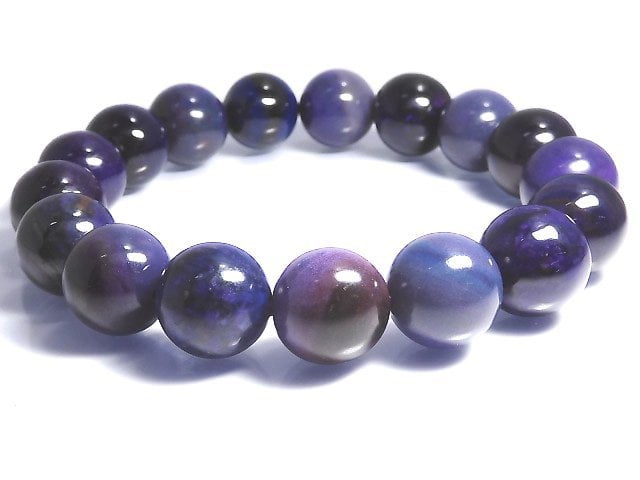 [Video][One of a kind] [Certificate] Sugilite AAAAA Round 11.5mm Bracelet NO.3
