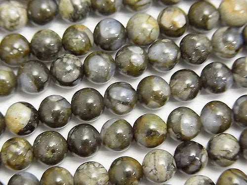 Que Sera Stone  Round 6mm 1strand beads (aprx.15inch/38cm)