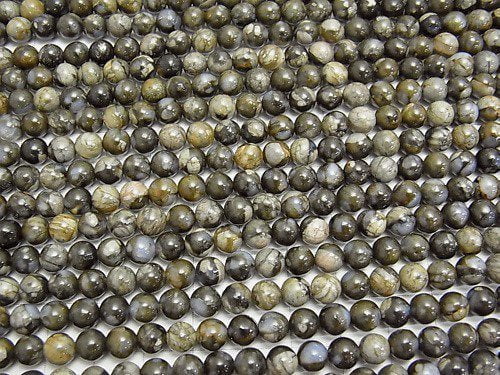 Que Sera Stone  Round 6mm 1strand beads (aprx.15inch/38cm)