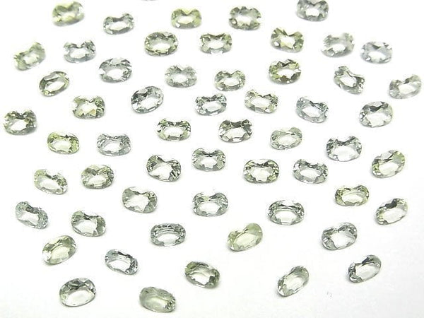 [Video]High Quality Amblygonite Loose stone Oval Faceted 4x3mm 4pcs