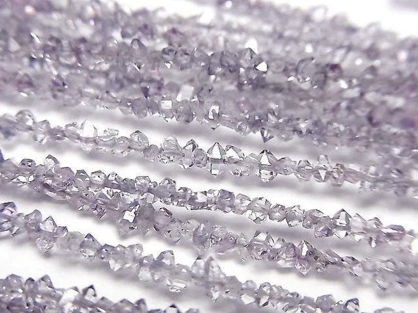 [Video] Pakistani double point crystal coating [Lavender] half or 1strand beads (aprx.15inch/37cm)