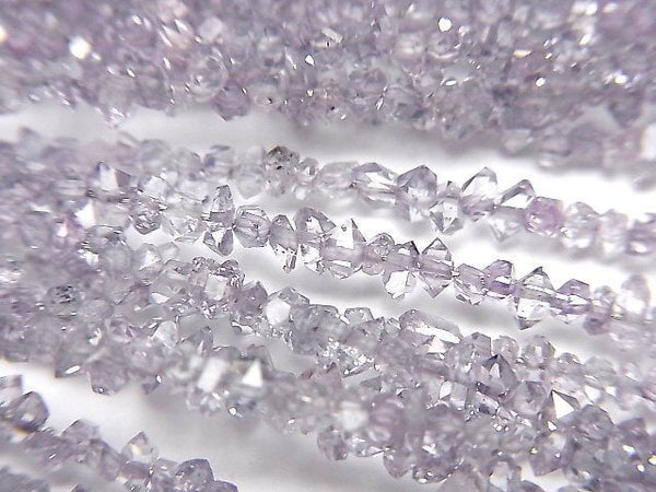 [Video] Pakistani double point crystal coating [Lavender] half or 1strand beads (aprx.15inch/37cm)