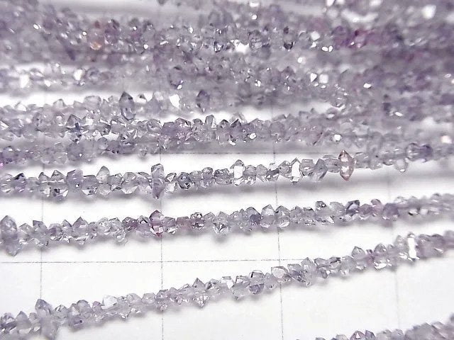 [Video] Pakistani double point crystal coating [Lavender] half or 1strand beads (aprx.15inch/37cm)