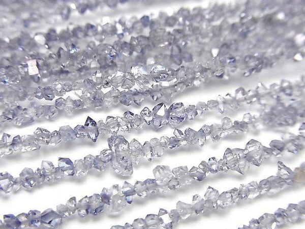 [Video] Pakistan double point crystal coating [blue purple] half or 1strand beads (aprx.15inch/36cm)