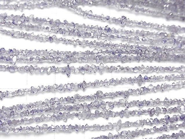 [Video] Pakistan double point crystal coating [blue purple] half or 1strand beads (aprx.15inch/36cm)