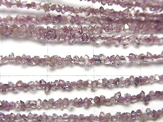 [Video] Pakistani double point crystal coating [pink] half or 1strand beads (aprx.15inch/37cm)