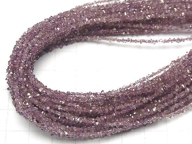 [Video] Pakistani Double Point Crystal Coated [Pink Purple] Half or 1 Strand Beads (approx. 15 inches/37 cm)