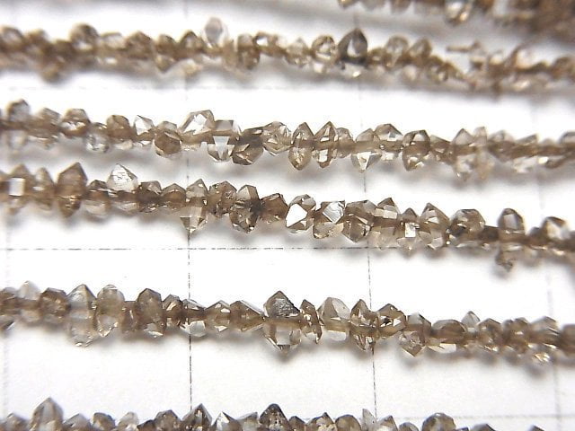 [Video] Pakistani double point crystal coating [brown] half or 1strand beads (aprx.15inch/37cm)