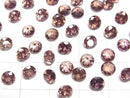 [Video]High Quality Reddish Brown Zircon AAA Loose Stone Round Faceted 5x5mm 1pc