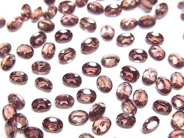 [Video]High Quality Reddish Brown Zircon AAA Loose stone Oval Faceted 4x3mm 2pcs