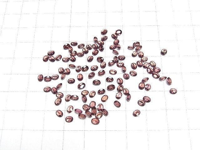 [Video]High Quality Reddish Brown Zircon AAA Loose stone Oval Faceted 4x3mm 2pcs