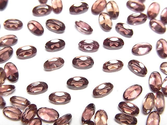 [Video]High Quality Reddish Brown Zircon AAA Loose stone Oval Faceted 5x3mm 2pcs