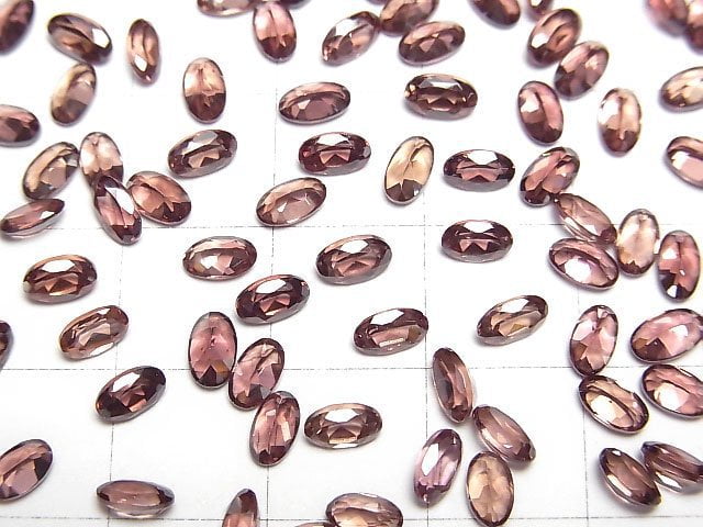 [Video]High Quality Reddish Brown Zircon AAA Loose stone Oval Faceted 5x3mm 2pcs