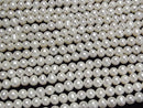 [Video] Fresh Water Pearl AA++ Potato 6mm White 1strand beads (aprx.14inch/34cm)