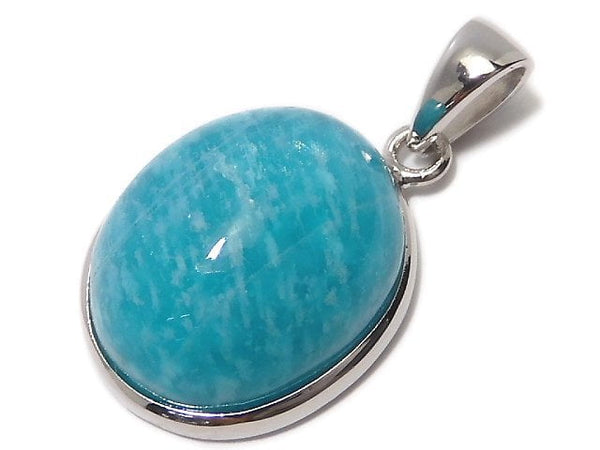 [Video][One of a kind] Amazonite AAA- Pendant Silver925 NO.48