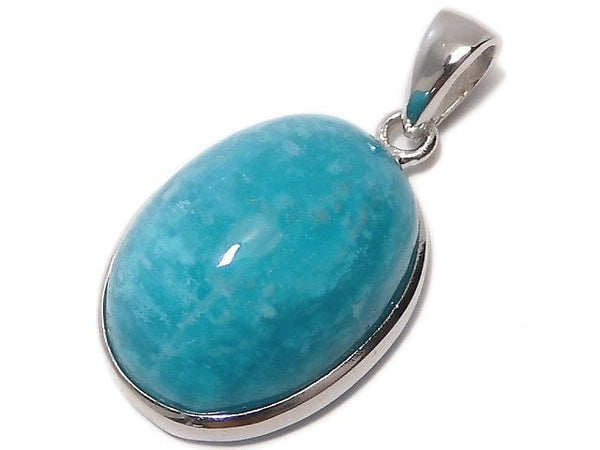 [Video][One of a kind] Amazonite AAA- Pendant Silver925 NO.52