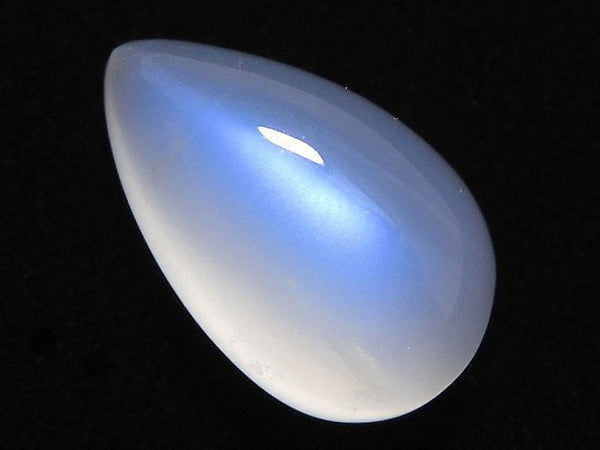 [Video][One of a kind] High Quality Sri Lankan Royal Blue Moonstone AAA Cabochon 1pc NO.47