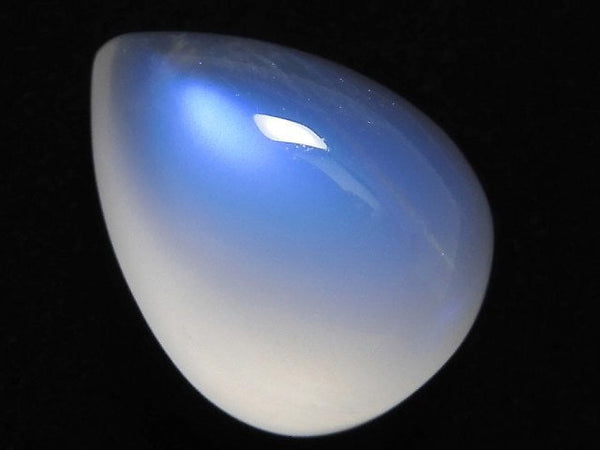 [Video][One of a kind] High Quality Sri Lankan Royal Blue Moonstone AAA Cabochon 1pc NO.60