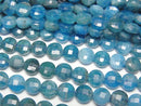 [Video]High Quality! Apatite AA+ Faceted Coin 5x5x3mm 1strand beads (aprx.15inch/37cm)