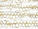 [Video] High Quality Citrine AAA - Pear Shape (Smooth) Half or 1 Strand (72pcs)