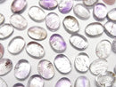 [Video] Elestial Quartz AAA- Oval Cabochon 8x6mm 5pcs