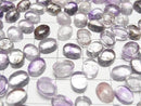 [Video] Elestial Quartz AAA- Oval Cabochon 8x6mm 5pcs