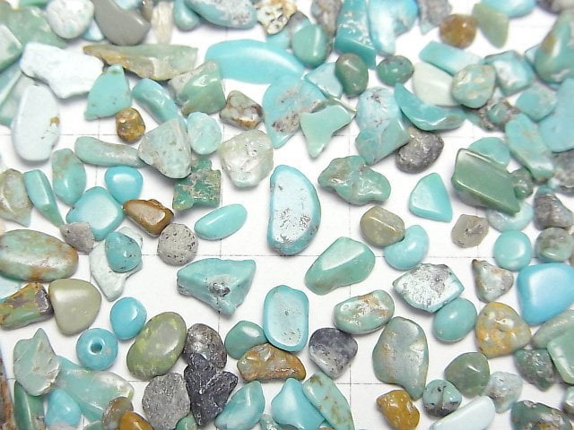 Turquoise Undrilled Chips 100g