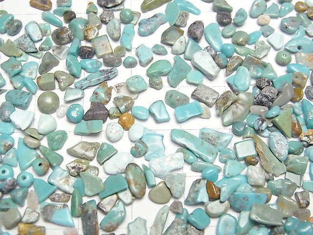 Turquoise Undrilled Chips 100g