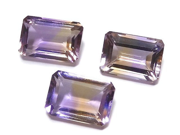 [Video][One of a kind] High Quality Ametrine AAA Loose stone Faceted 3pcs Set NO.100