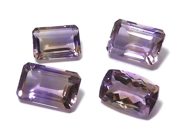 [Video][One of a kind] High Quality Ametrine AAA Loose stone Faceted 4pcs Set NO.103