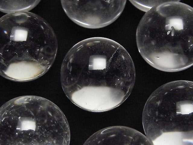 [Video]Crystal Quartz AAA- Sphere, Round 25mm 1pc