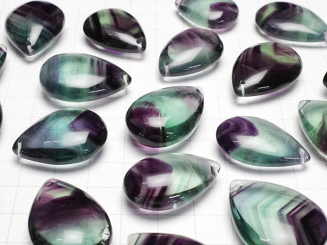 [Video] Phantom Fluorite AAA Pear shape 1pc