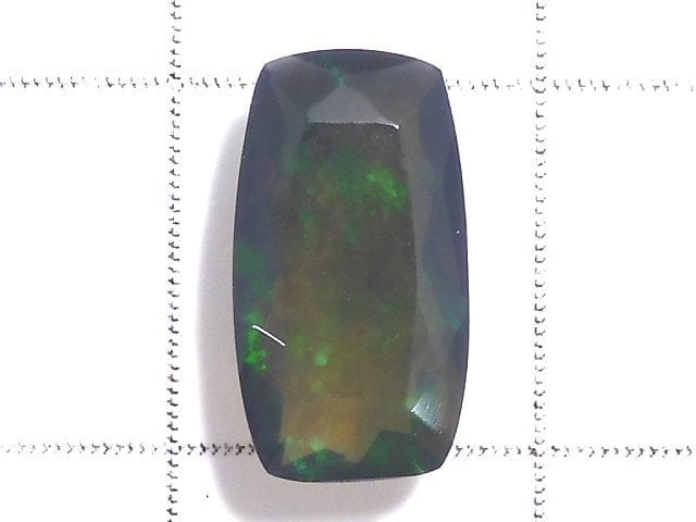 [Video][One of a kind] High Quality Black Opal AAA Loose stone Faceted 1pc NO.128