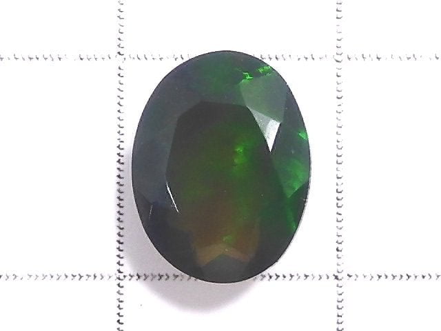 [Video][One of a kind] High Quality Black Opal AAA Loose stone Faceted 1pc NO.129