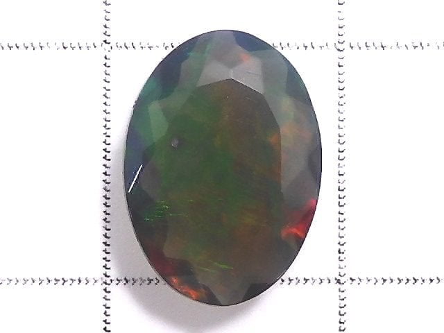 [Video][One of a kind] High Quality Black Opal AAA Loose stone Faceted 1pc NO.131