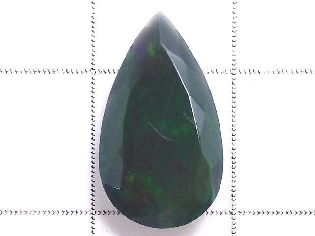 [Video][One of a kind] High Quality Black Opal AAA Loose stone Faceted 1pc NO.134