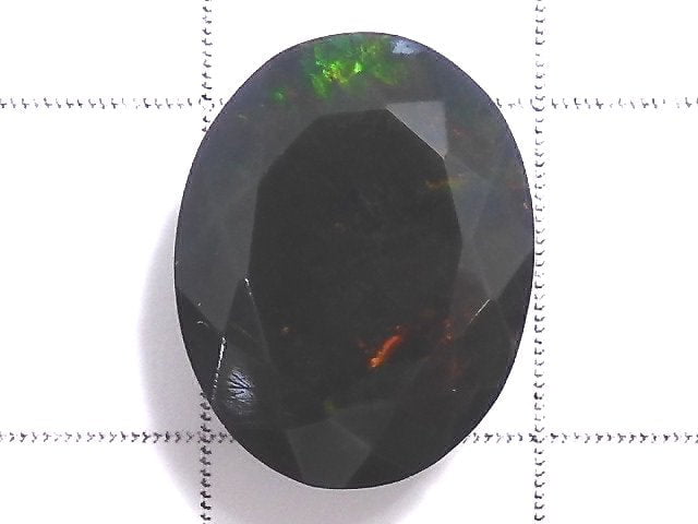 [Video][One of a kind] High Quality Black Opal AAA Loose stone Faceted 1pc NO.137