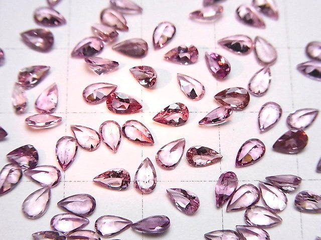 [Video]High Quality Color Change Garnet AAA Loose stone Pear shape Faceted 5x3mm 3pcs