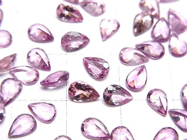 [Video]High Quality Color Change Garnet AAA Loose stone Pear shape Faceted 6x4mm 2pcs