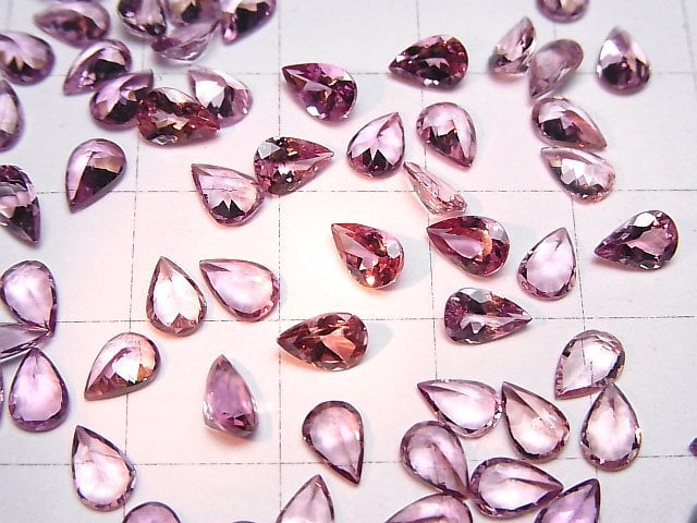 [Video]High Quality Color Change Garnet AAA Loose stone Pear shape Faceted 6x4mm 2pcs