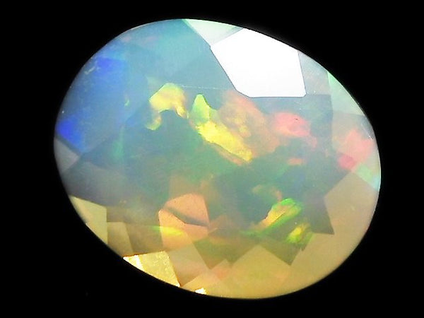 [Video][One of a kind] High Quality Ethiopian Opal AAA Loose stone Faceted 1pc NO.186