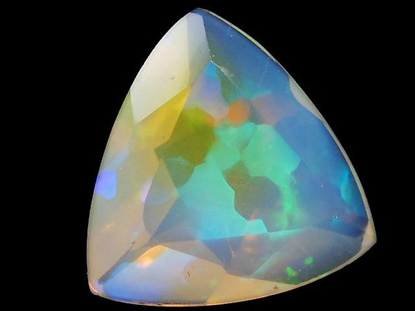 [Video][One of a kind] High Quality Ethiopian Opal AAA Loose stone Faceted 1pc NO.195