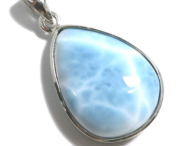 [Video][One of a kind] Larimar Pectolite AAA Pendant Silver925 NO.94