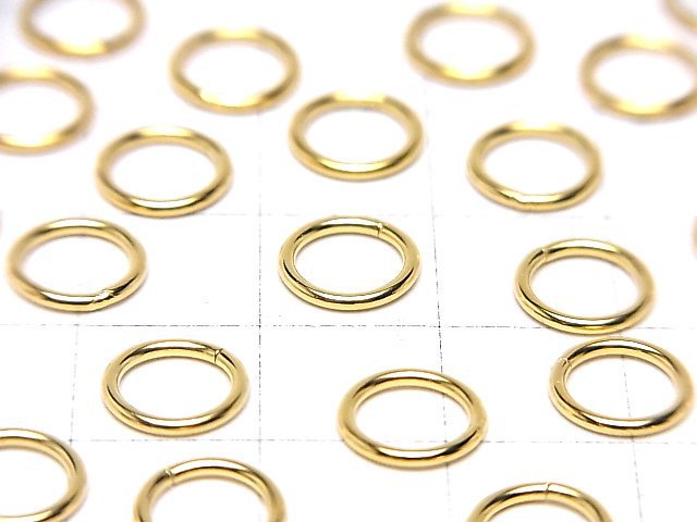 Silver925 Jump Ring (closed type) [4mm][5mm][6mm][8mm] 18KGP 5pcs