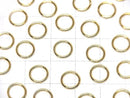 Silver925 Jump Ring (Closed Type) [4mm][5mm][6mm][8mm] 18KGP 5pcs