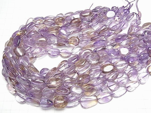 [Video] Ametrine AAA- Nugget half or 1strand beads (aprx.15inch/36cm)