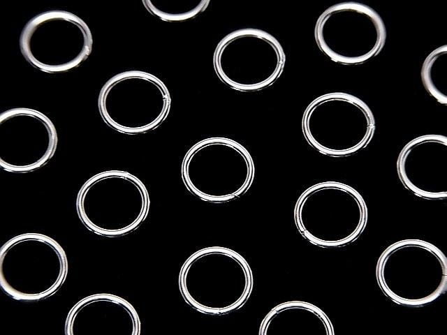 Silver 925 Jump Ring (Closed Type) [4mm][5mm][6mm][8mm] Rhodium Plated 10pcs