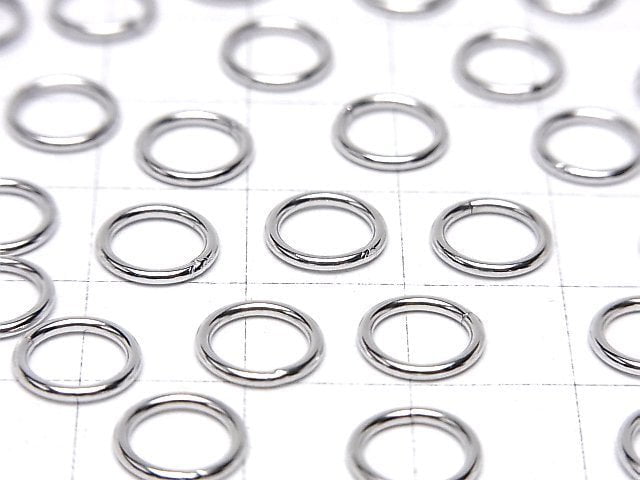 Silver925 Jump Ring (Closed Type) [4mm][5mm][6mm][8mm] Rhodium Plated 5pcs