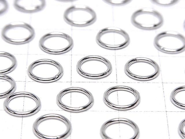 Silver 925 Jump Ring (Closed Type) [4mm][5mm][6mm][8mm] Rhodium Plated 10pcs