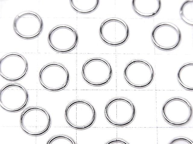 Silver 925 Jump Ring (Closed Type) [4mm][5mm][6mm][8mm] Rhodium Plated 10pcs